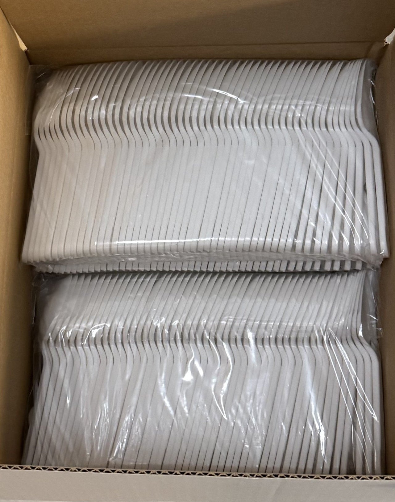 Royalty White X-Heavy Weight PP Tea Spoon, 10 Sleeves of 100 Tea Spoons (1000/cs)