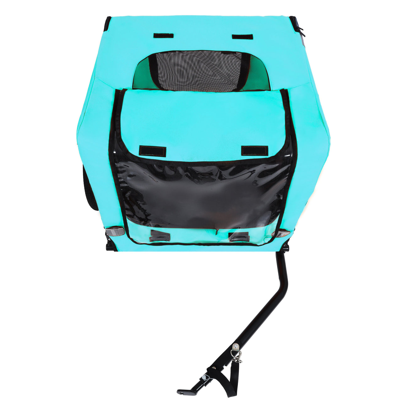 Pet Bike Trailer Dog Cart for Bicycle, Suitable for Small and Medium Pets, Easy Folding Cart Frame, Quick Release Wheel, Non-Slip Floor, Internal Leash
