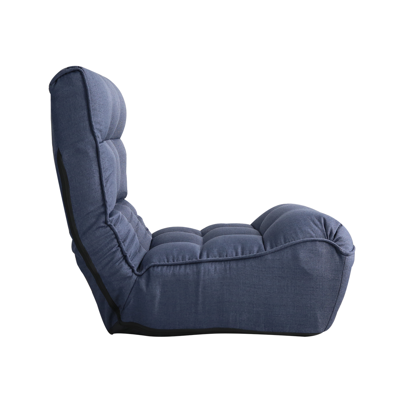 Single sofa reclining chair Japanese chair lazy sofa tatami balcony reclining chair leisure sofa adjustable chair,Navy