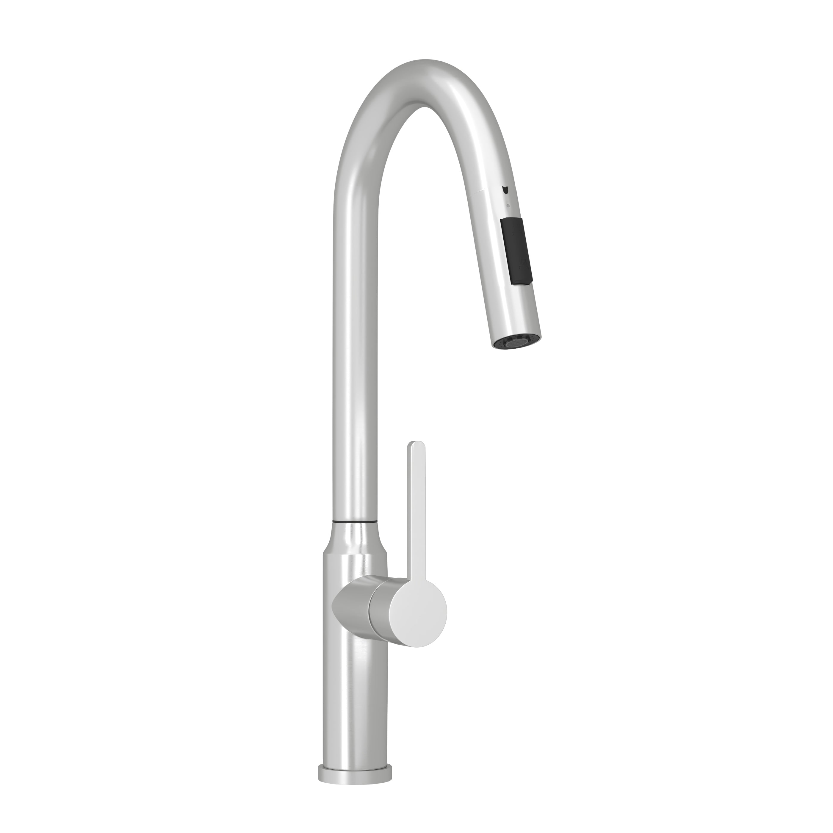Bothwa Home 18.83' CUPC Certified Pull-down Kitchen Faucet (Brushed Nickel Finish)