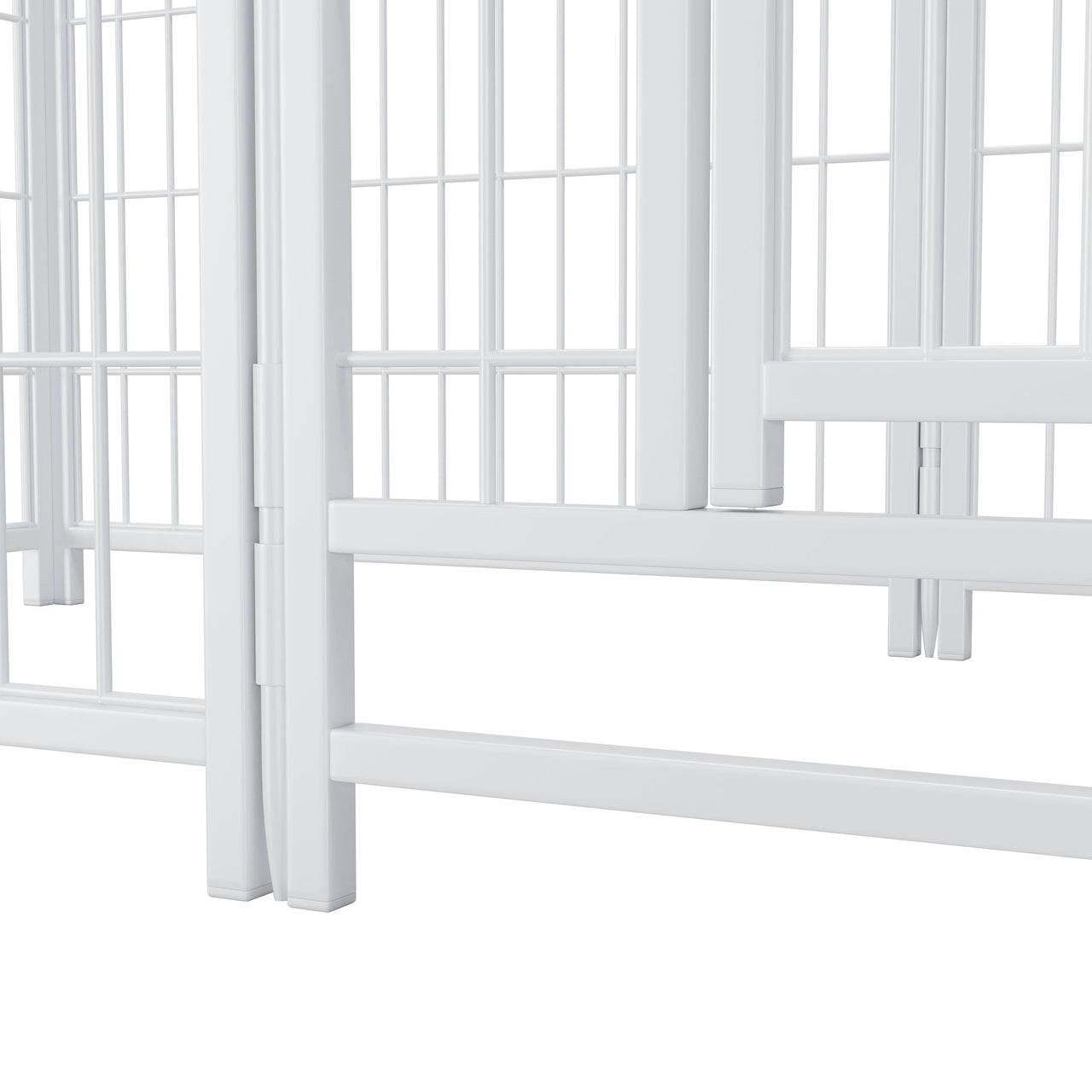 Dog Playpen Indoor 24 inch 8 Panels Metal Dog Pen Pet Dog Fence Outdoor Exercise Pen with Doors, Heavy Duty Dog Fence Puppy Pen for Large Medium Small Dogs Indoor Outdoor Foldable Pet Exercise Pen