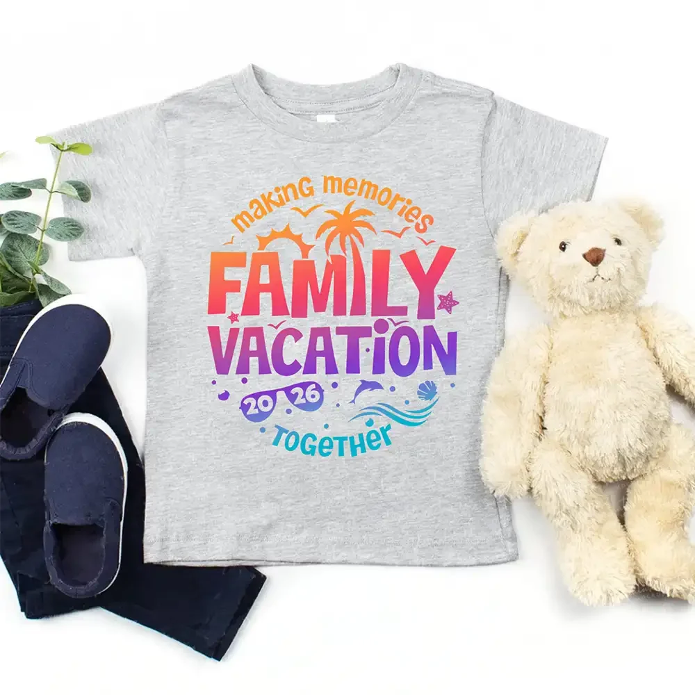 Family Vacation 2026 Shirts – Matching Outfits for Making Memories Together Kids