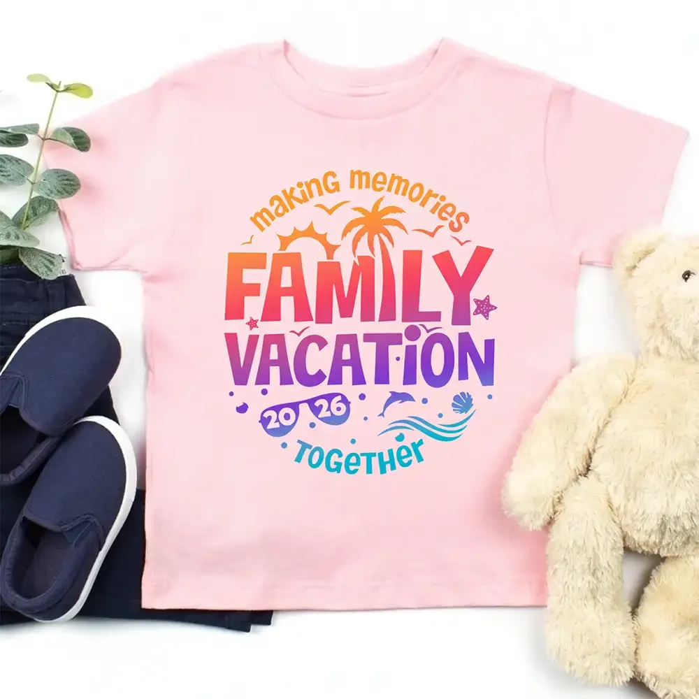 Family Vacation 2026 Shirts – Matching Outfits for Making Memories Together Kids