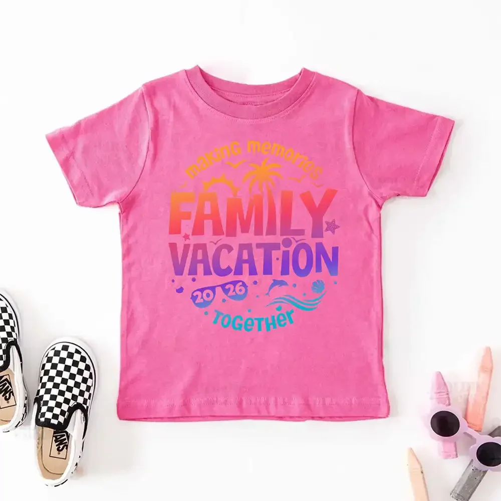 Family Vacation 2026 Shirts – Matching Outfits for Making Memories Together Kids