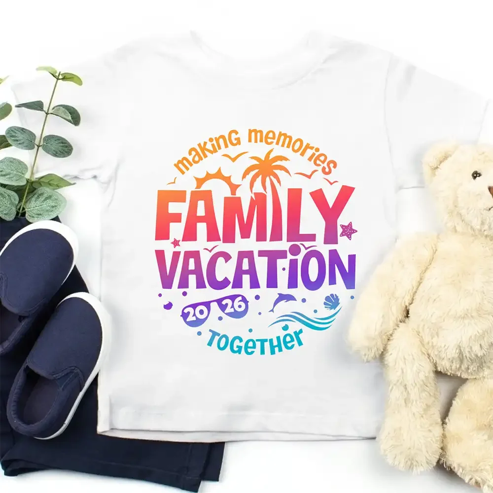 Family Vacation 2026 Shirts – Matching Outfits for Making Memories Together Kids