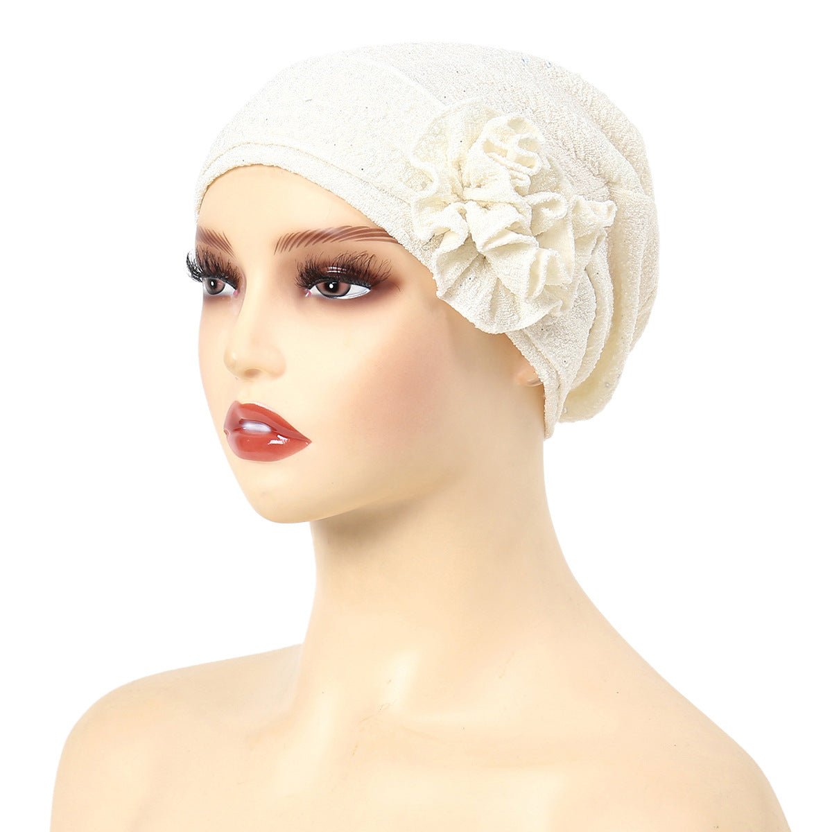 Fashion Women Solid Rose Flower Stretch Underscarf（MH112）