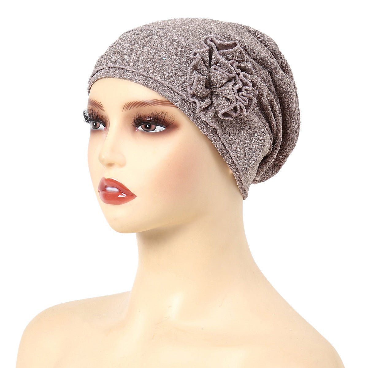 Fashion Women Solid Rose Flower Stretch Underscarf（MH112）