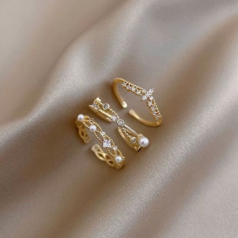 Fashionable And Personalized Light Luxury Open Ring(MAC233)