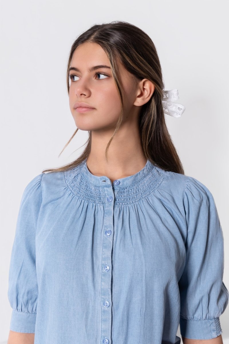 Fatima Top (Chambray)