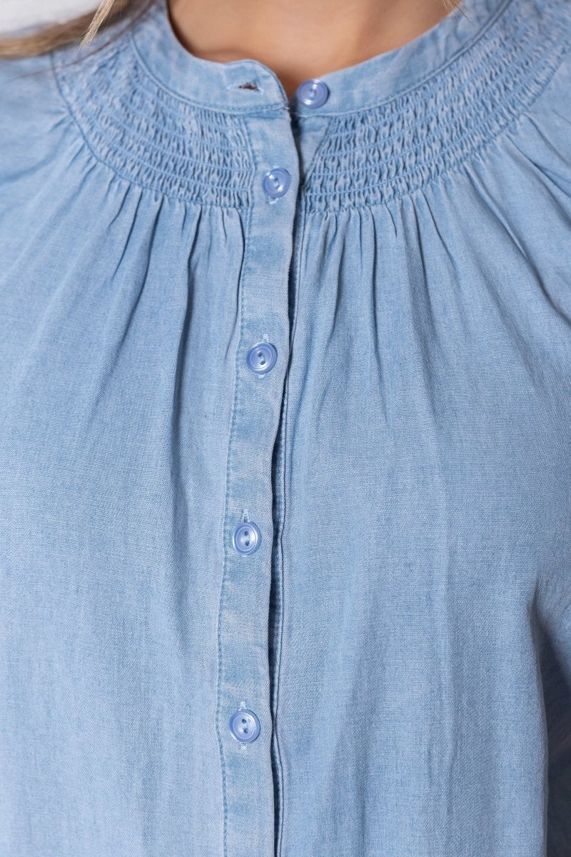 Fatima Top (Chambray)