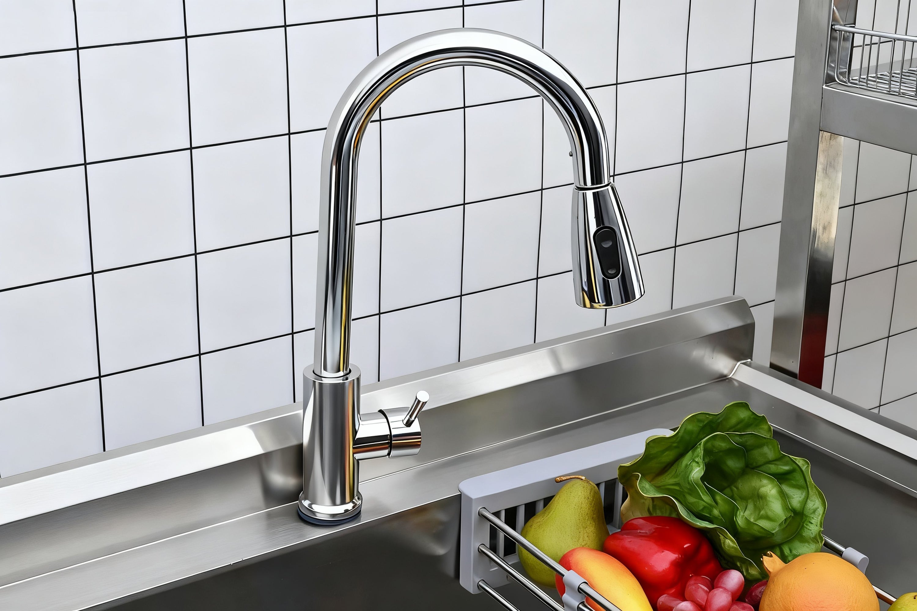 Stainless Steel Utility Sink, Freestanding Sink 1