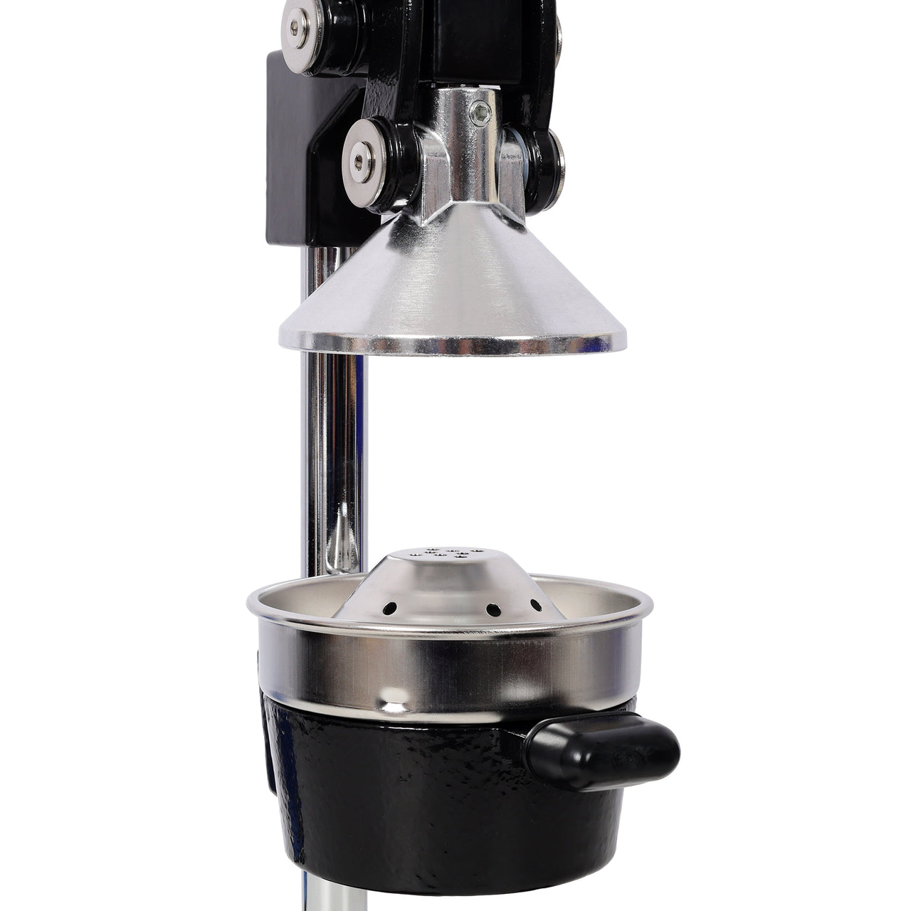 Cast Iron Citrus Juicer , Extra-Large Commercial Grade Manual Hand Press , Heavy Duty Countertop Squeezer for Fresh Orange Juice,Black Color