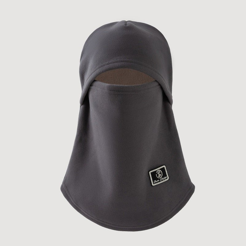 Fleece-Lined Face Mask Cap | Windproof Winter Cycling Hood with Ear Protection(MAC308)