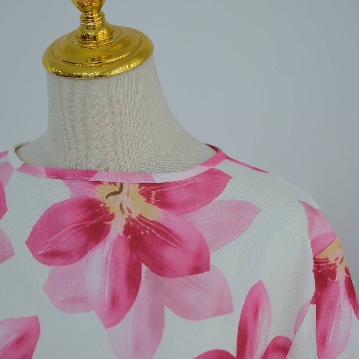 Floral Print Washed Crinkle Maxi Dress(MS437)