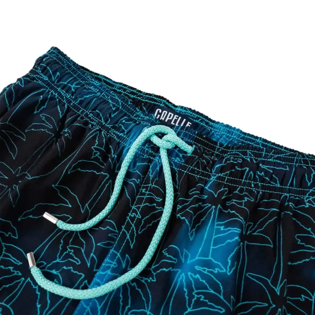 Men’s Premium Compression-Lined Hybrid Shorts – Foggy Palms