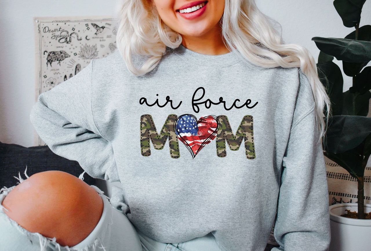 Air Force Mom Pride And Family Support Edition For Dedicated Military Families Everywhere Sweatshirt