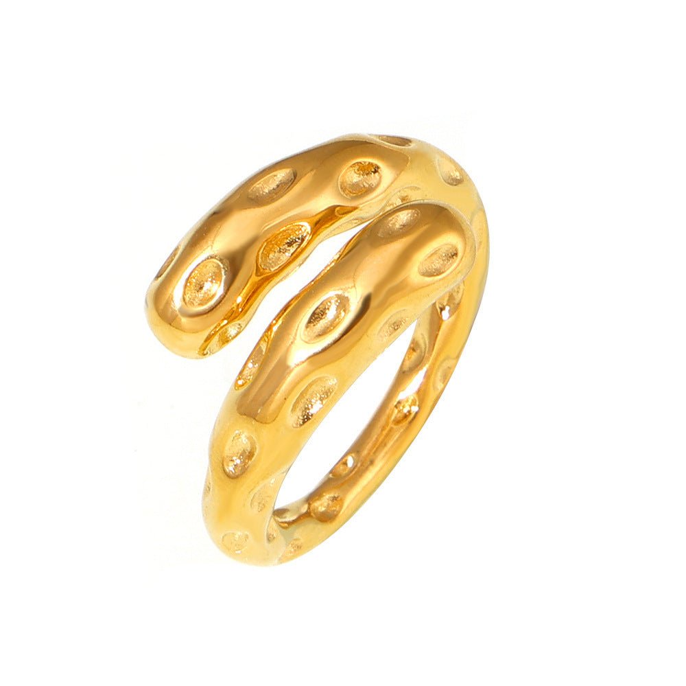 Geometric Brilliance Ring Minimalist High-Shine Bands for Stacking & Styling (MAC272)
