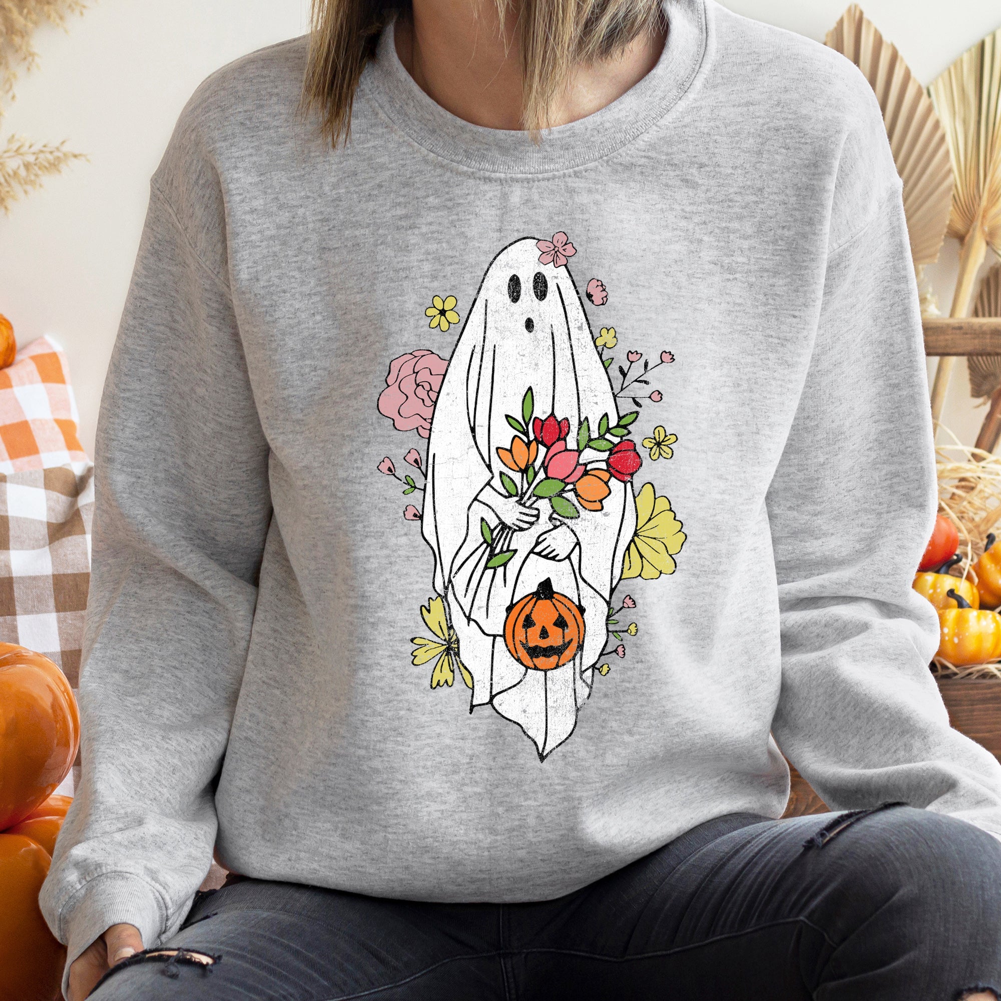 Ghost Bride Halloween Night Ghostly Portrait Spooky Graphic Limited Edition Sweatshirt