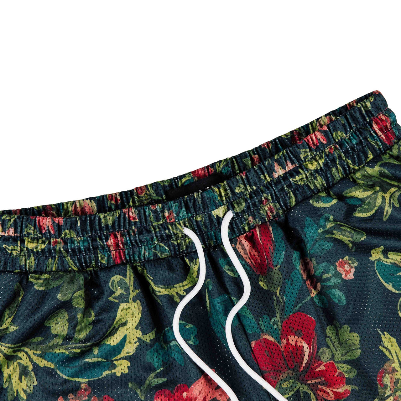 Common Hype Floral Mesh Short Deep Green