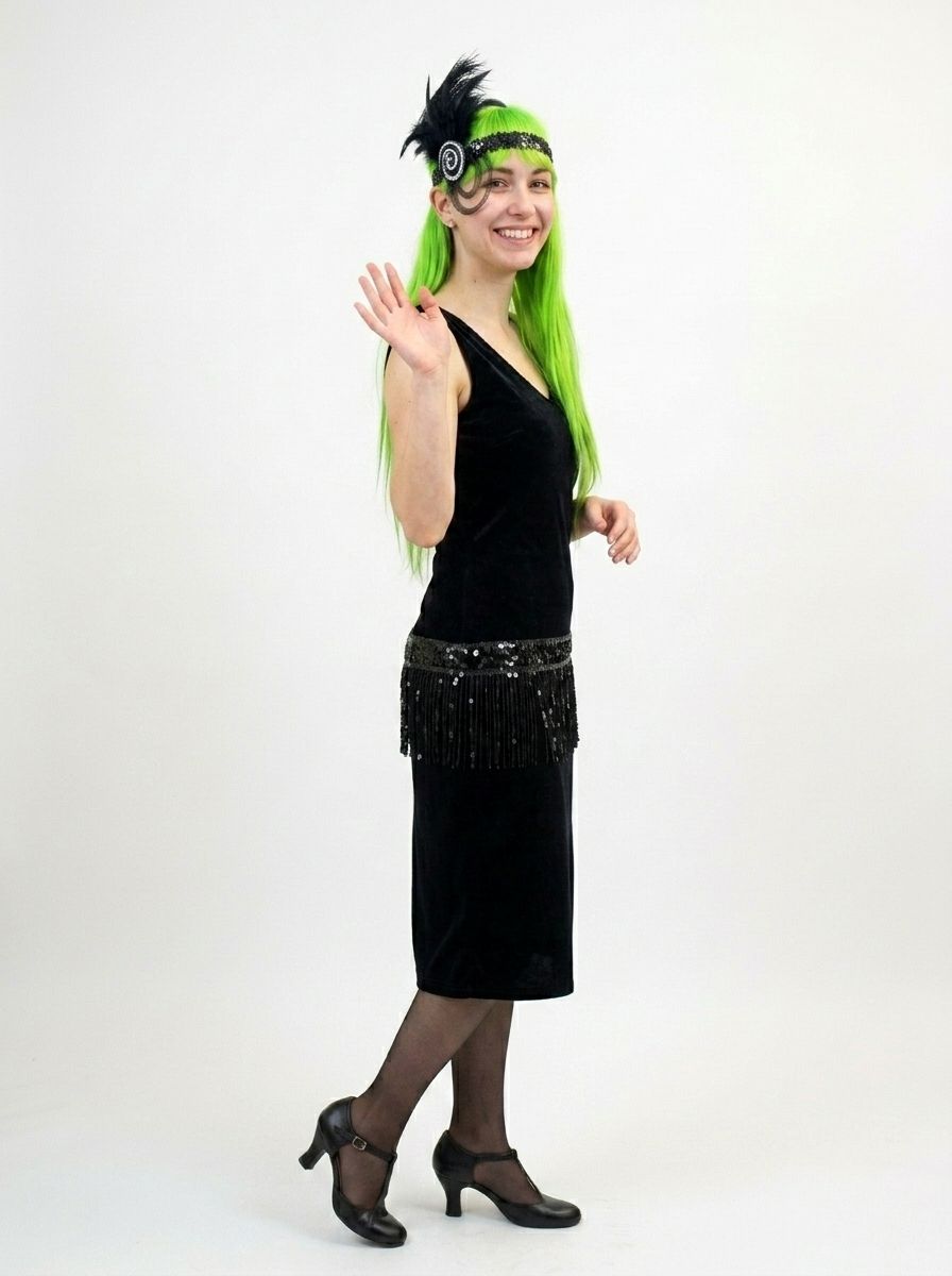 Flashy Feather Headband