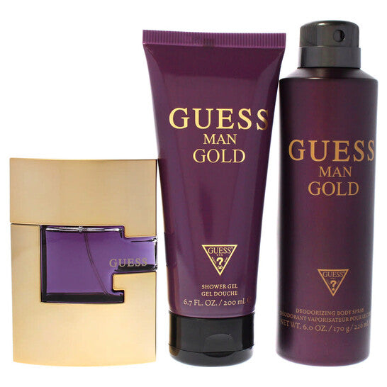 Guess Gold 3 Piece Gift Set