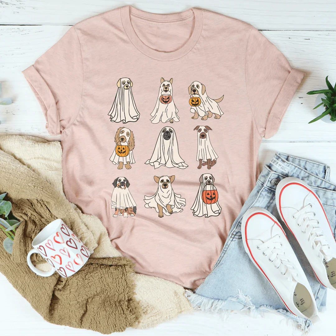 Halloween Ghost Dogs Tee