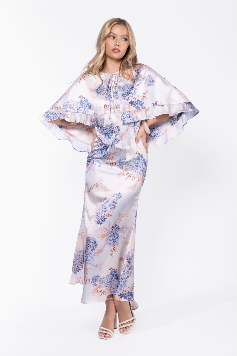 Harper Dress (Ivory Pattern)
