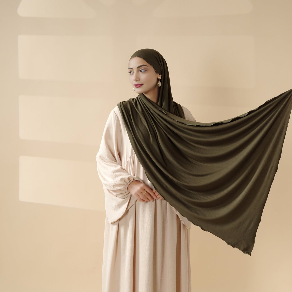 Perfect Hijab for Eid: Premium Modal Jersey Long Scarf – Soft, Breathable & Elegant in 8 Colors Shawl (MH105)