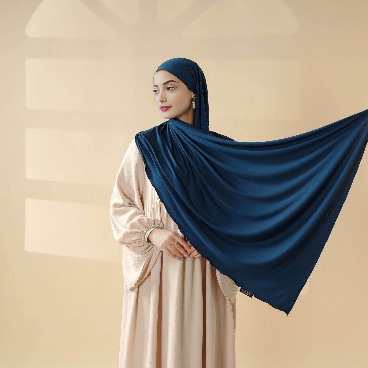 Perfect Hijab for Eid: Premium Modal Jersey Long Scarf – Soft, Breathable & Elegant in 8 Colors Shawl (MH105)