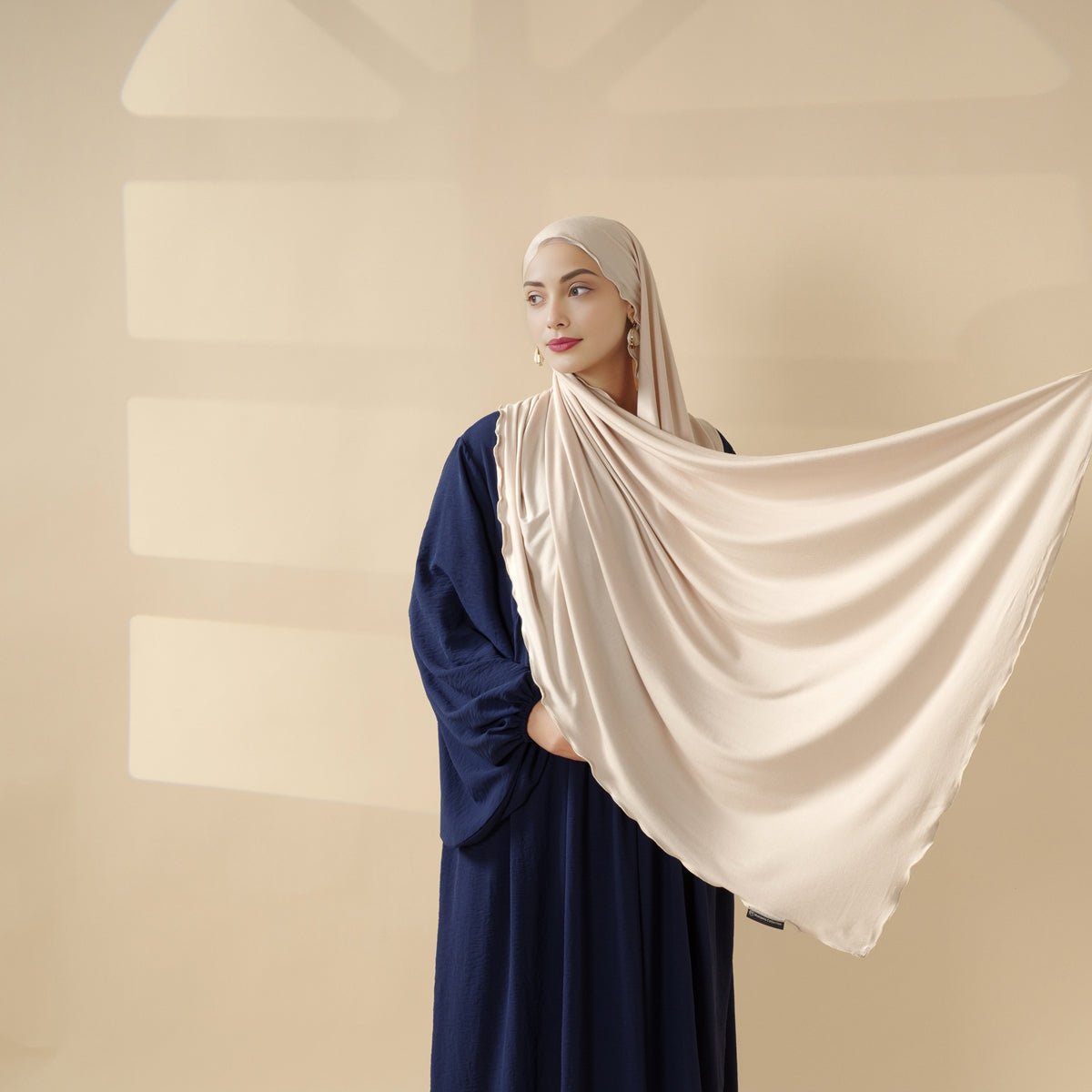 Perfect Hijab for Eid: Premium Modal Jersey Long Scarf – Soft, Breathable & Elegant in 8 Colors Shawl (MH105)