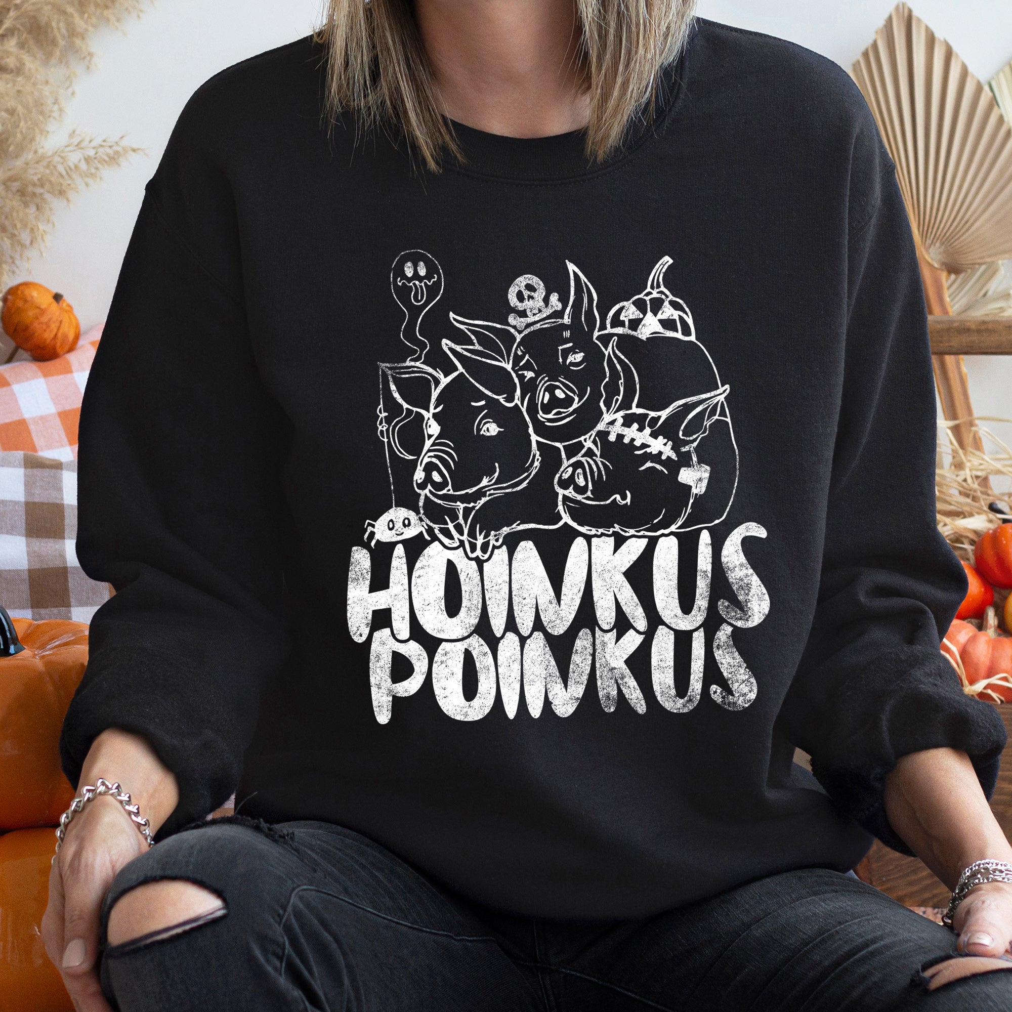 Hoinkus Poinkus Vintage Halloween Spooky Retro Collector's Sweatshirt Cozy Fleece Edition