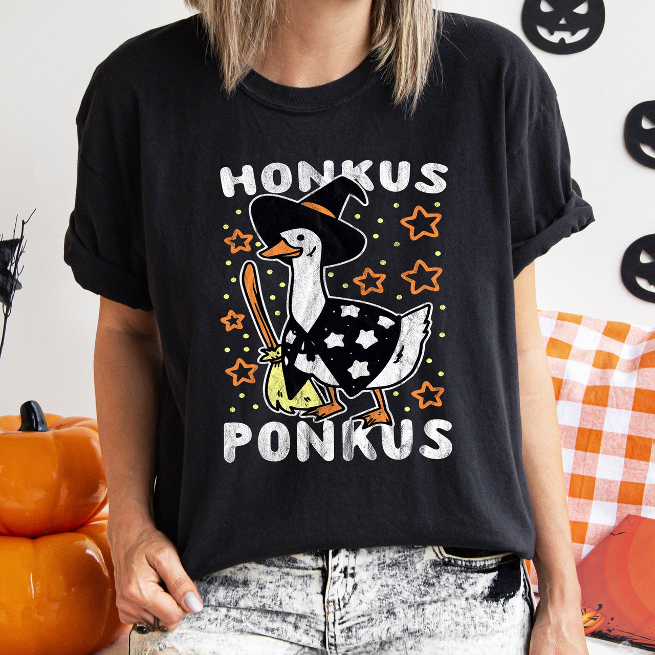 Honkus Ponkus Retro Halloween Spooky Night Edition Premium Limited Comfort Colors Tee