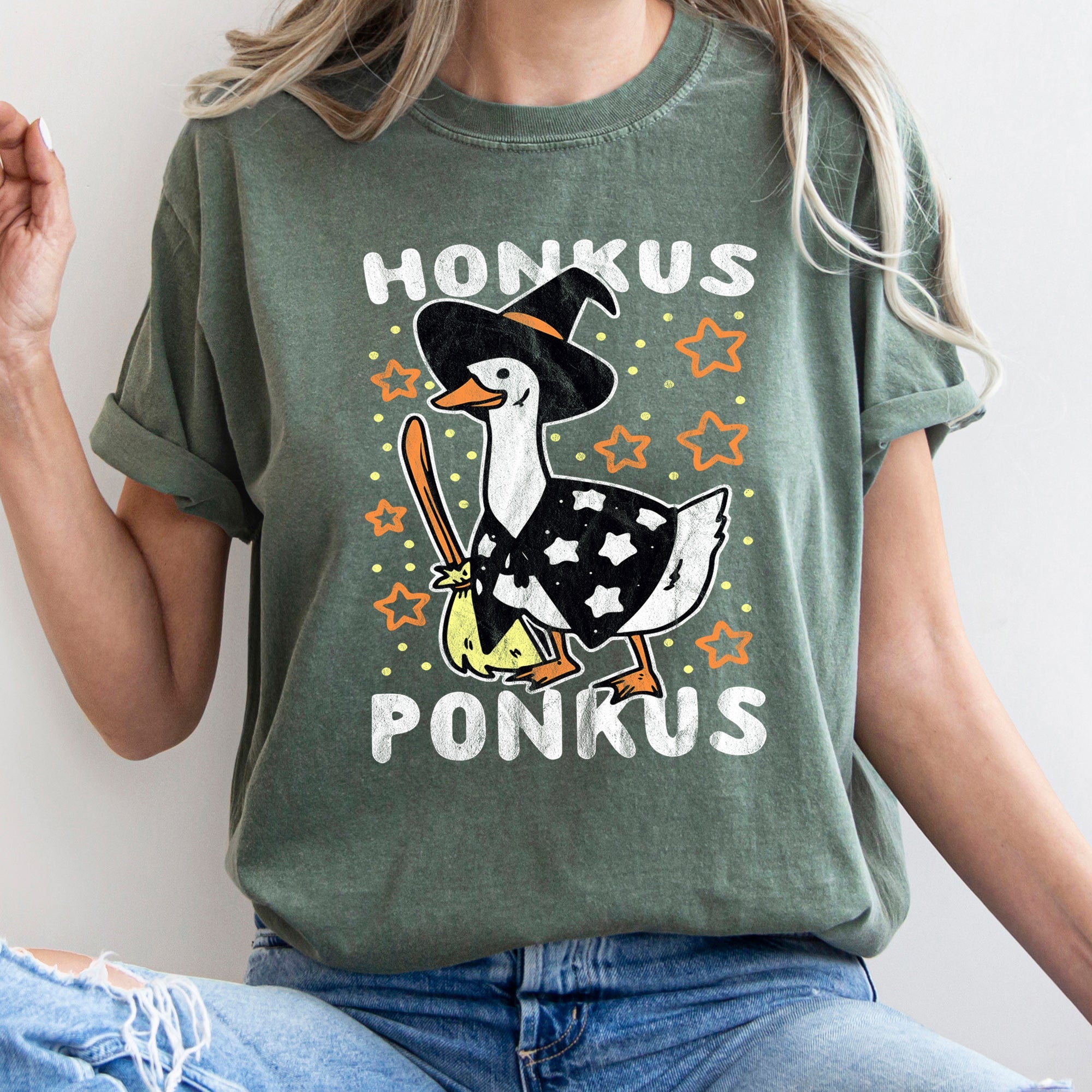 Honkus Ponkus Retro Halloween Spooky Night Edition Premium Limited Comfort Colors Tee