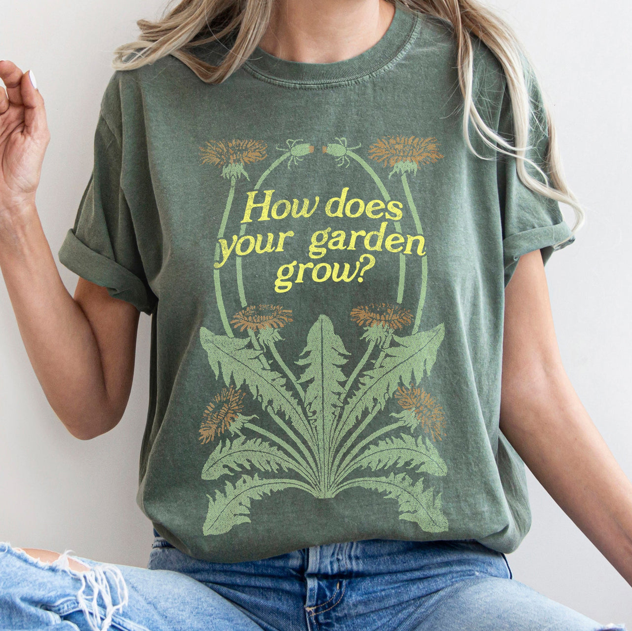 How Does Your Garden Grow Comfort Colors Tee