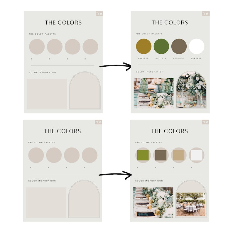 GOODNOTES 160+ Pages Wedding Planner Template Digital Download, PDF format,  Minimalist Wedding Planner, Budget, Vision Boards, Hyperlinked