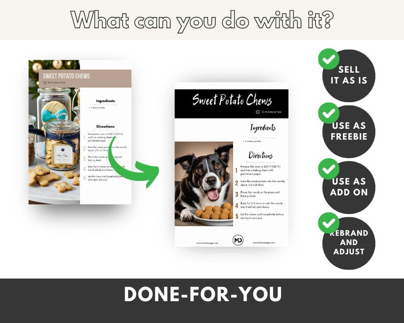 Pet Care Bundle: Ebook, Checklists, Recipe Book (MRR + PLR)