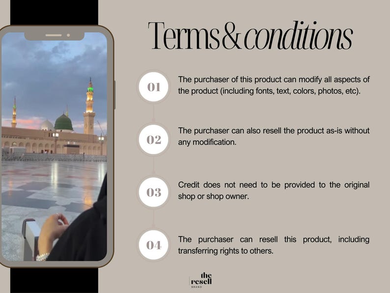 275 Muslimah Modest Lux Reels Video Bundle | Editable Canva Template | PLR + MRR | Aesthetic Hijabi Content Kit