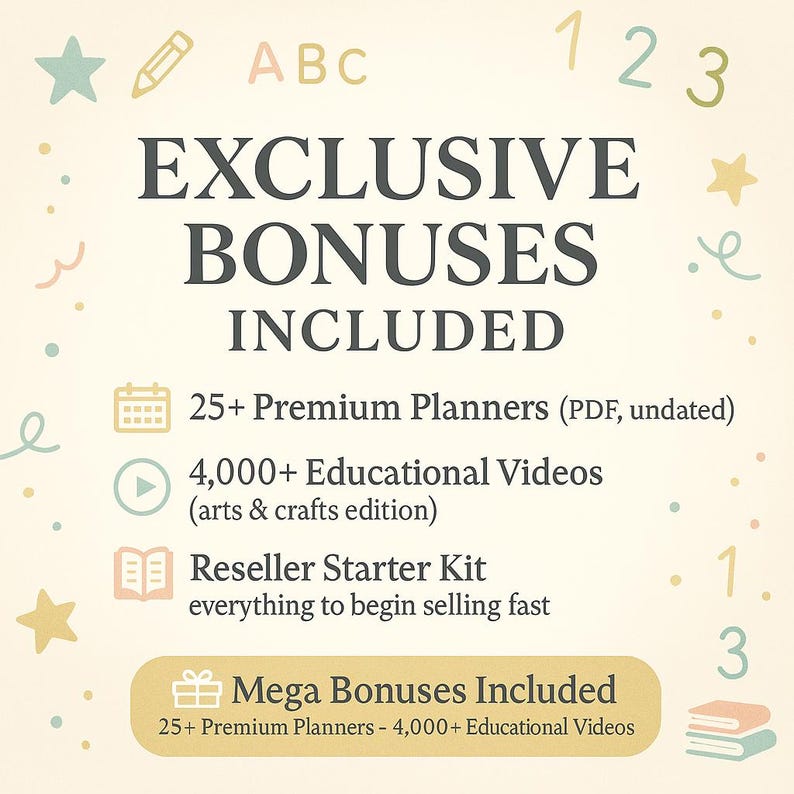 36,000+ Kids Learning Worksheets Plr Mrr Homeschool Mega Bundle