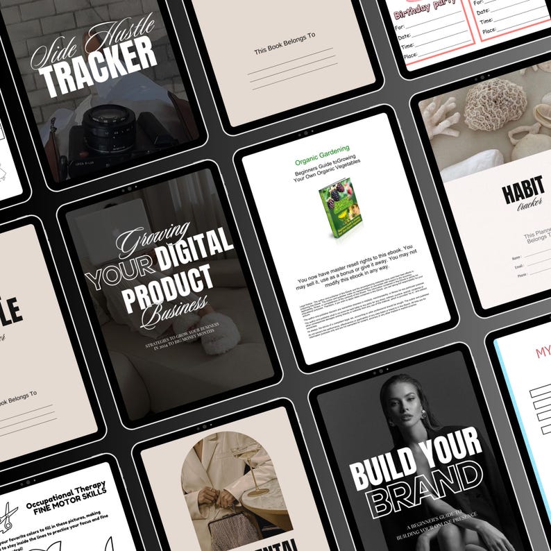 55 Million+ PLR MRR Digital Products Mega Bundle | Resellable eBooks, Courses & Templates | Digital Download
