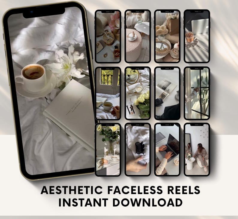 25,500+ Faceless Reels Bundle with PLR & MRR, Ready-To-Resell Digital Product Vault, Private Label Rights, Canva Editable, Faceless Video