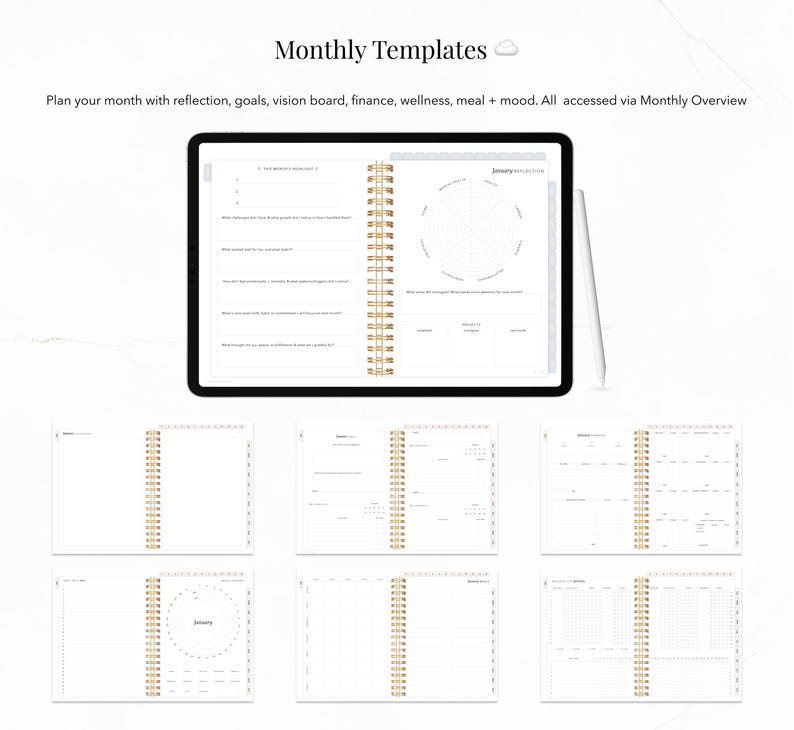 2026 Ultimate Digital Planner | Monthly, Weekly, Daily Planner, iPad Planner, Hyperlinked Digital Planner, Goodnotes Planner, Notability
