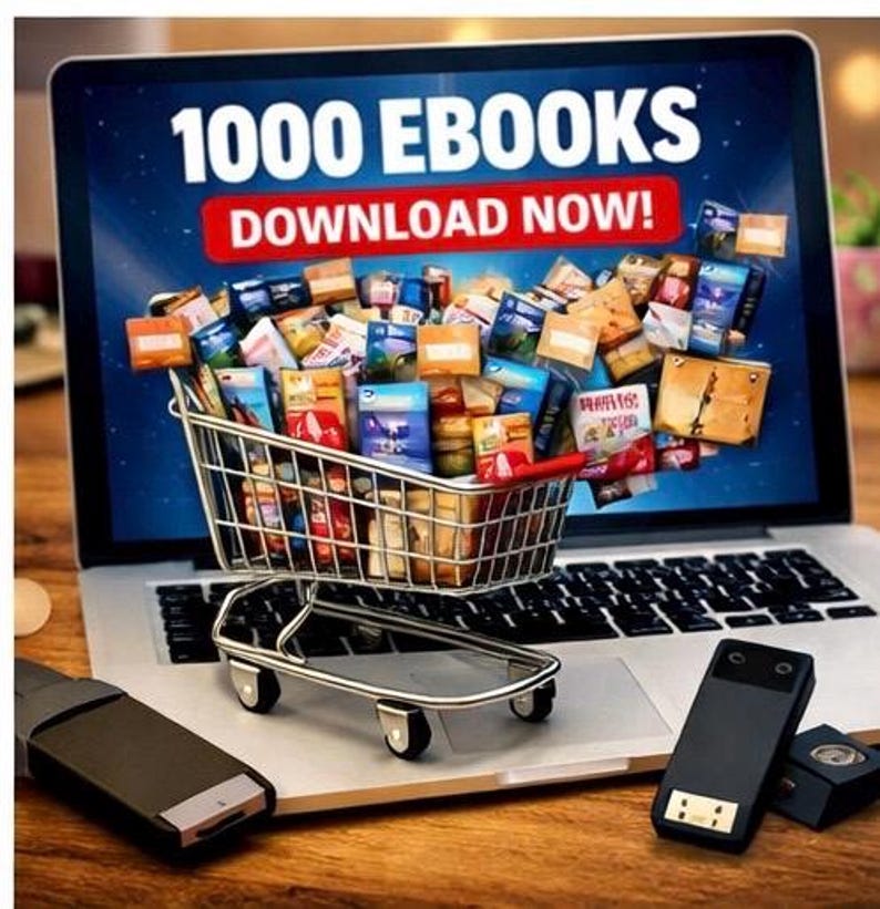 1000 PLR MRR Ebook Bundle, Resellable Digital Products (Instant Download)