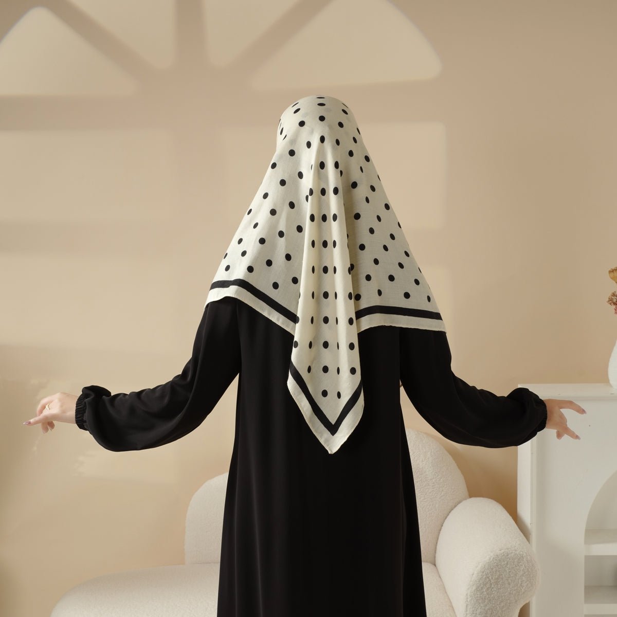 Imitation Cashmere Square Hijab (MH091)