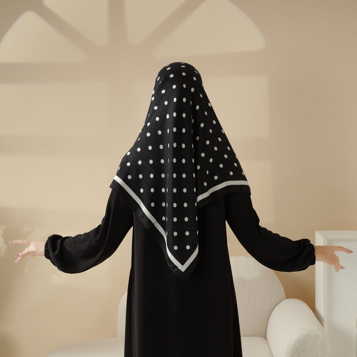 Imitation Cashmere Square Hijab (MH091)
