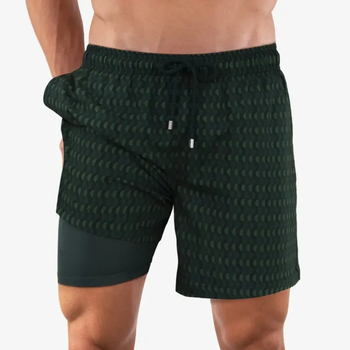 Men’s Premium Compression-Lined Hybrid Shorts – Ipanema