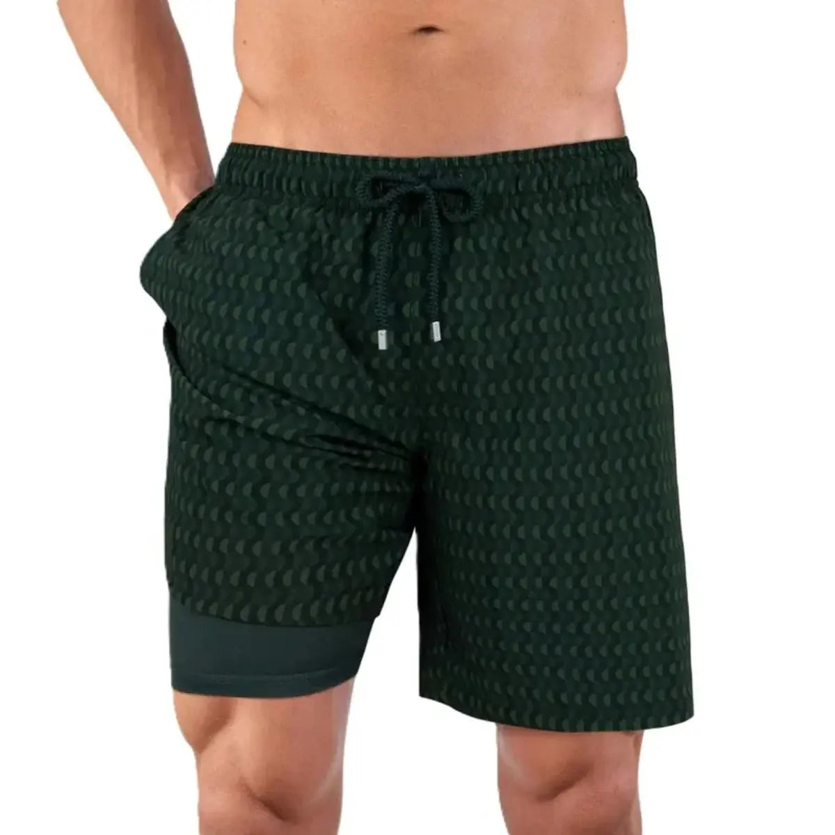 Men’s Premium Compression-Lined Hybrid Shorts – Ipanema