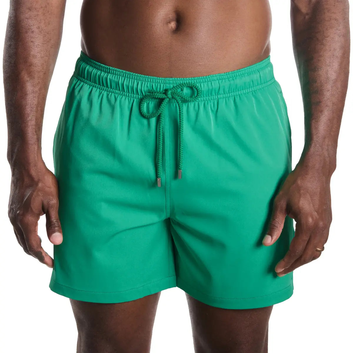 Men’s Premium Compression-Lined Hybrid Shorts – Island Green