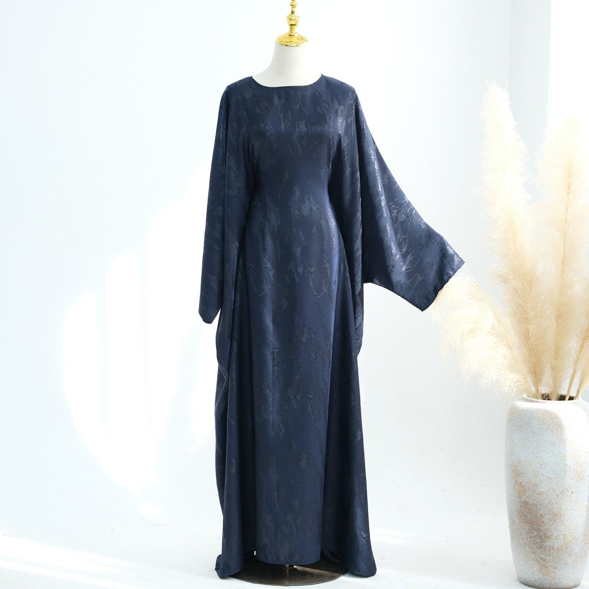 Jacquard Batwing Maxi Abaya(MA447)