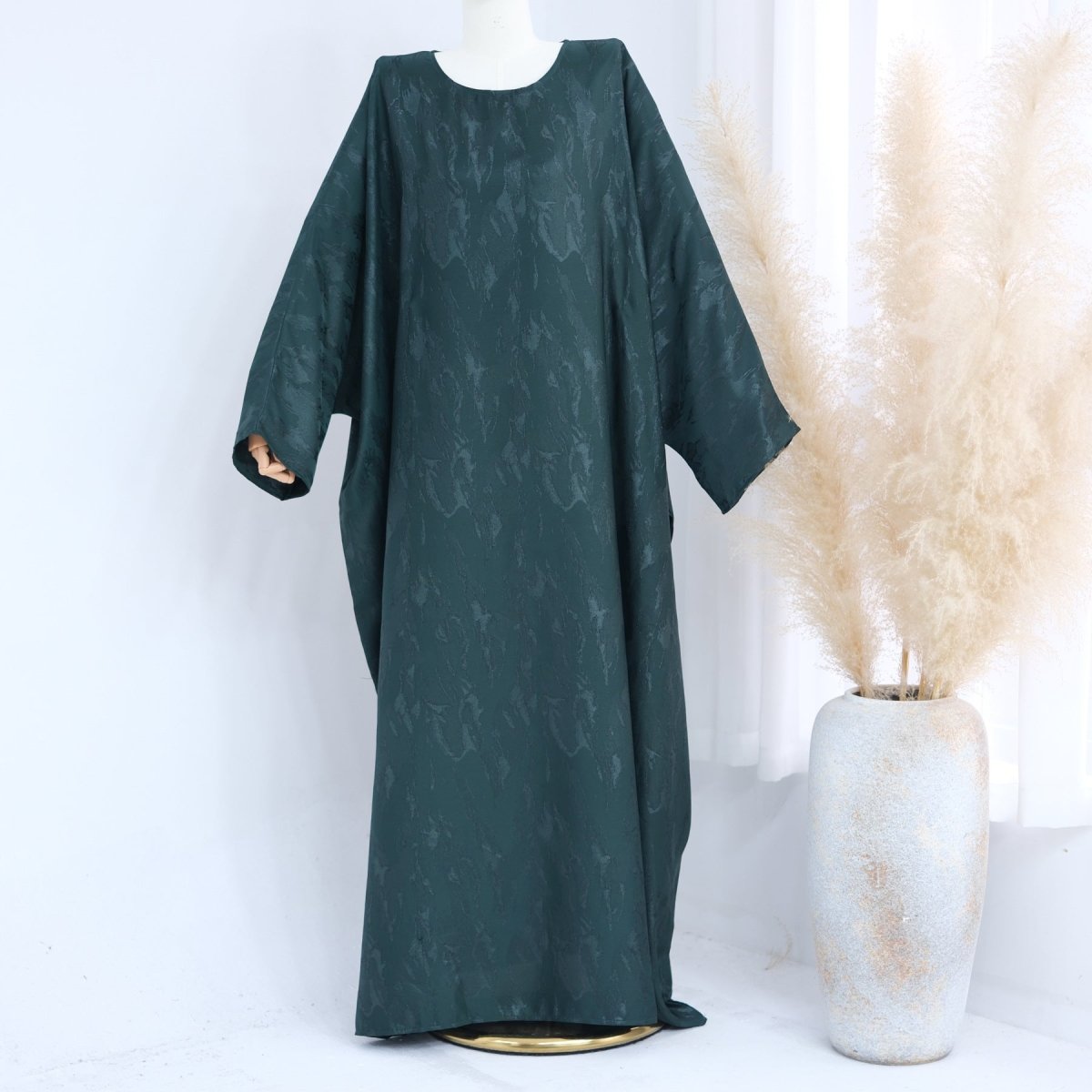 Jacquard Batwing Maxi Abaya(MA447)