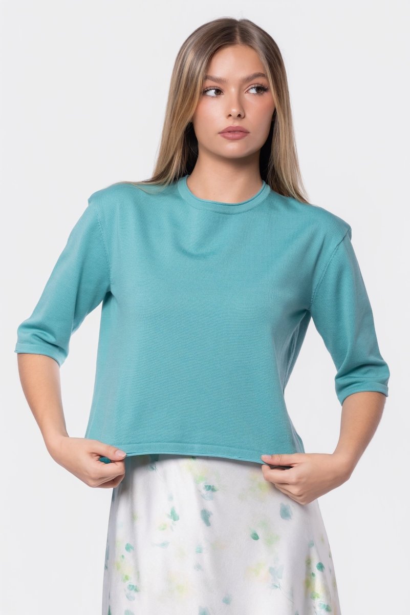 Jude Top (Light Teal Green)